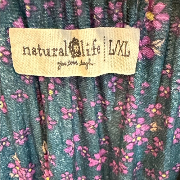Natural Life Sienna Floral Maxi Dress Size L/XL - Picture 6 of 9